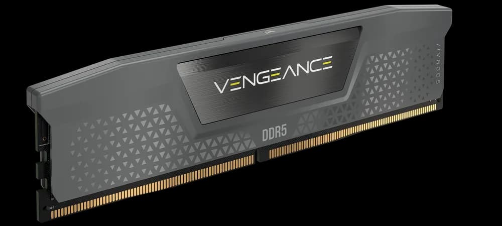 Corsair Memorie DDR5, 16GB, 5600MT/s, C40, 1.25V, AMD/Intel, Gri, VENGEANCE "CMK16GX5M1B5600Z40" — miniatură