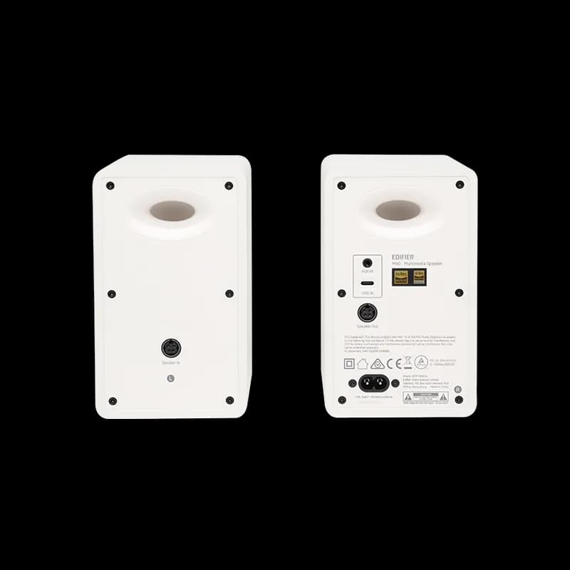 BOXE EDIFIER 2.0, RMS: 66W (2 x 15W + 2 x 18W), bluetooth v5.3, touch panel, AUX/USB-C, 220V alimentare, white "M60-W" — miniatură