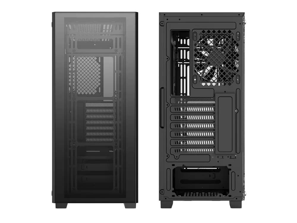 CARCASA DEEPCOOL MATREXX 50 ADD-RGB 4F, Middle Tower E-ATX, fara sursa, sticla securizata, 4xfan, USB 2.0x2, USB 3.0x1, Jack 3.5mmx2, mesh, add RGB "DP-ATX-MATREXX50-AR-4F-NE" — miniatură