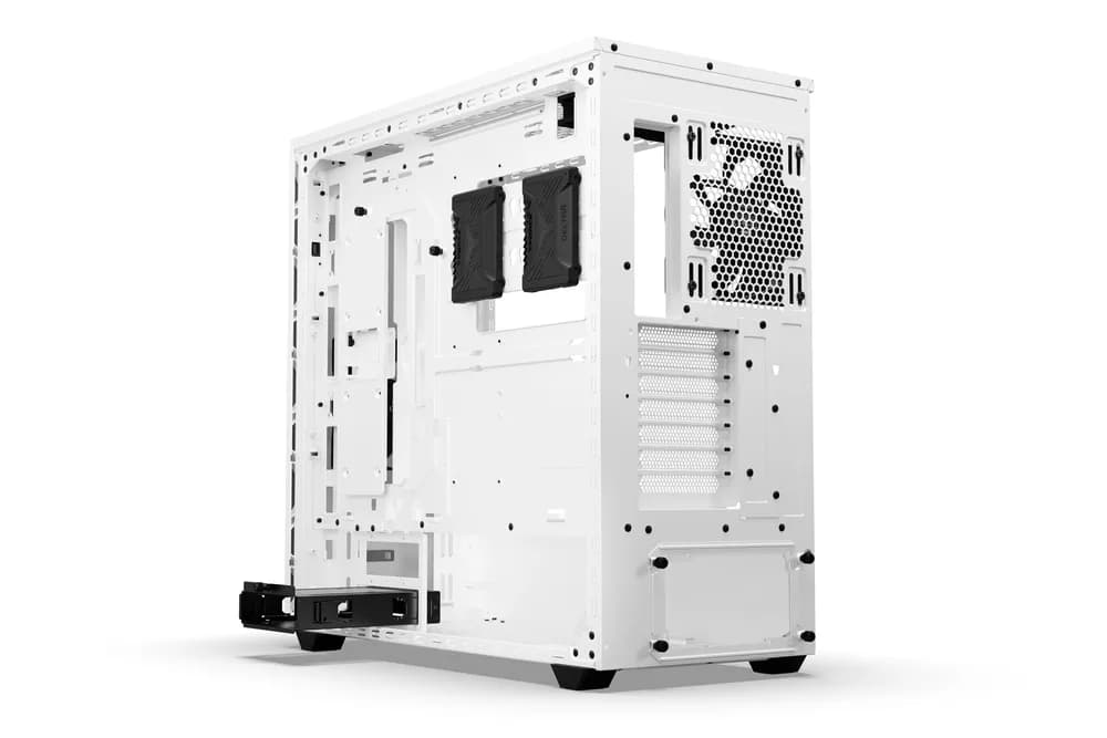 CARCASA be quiet! "SHADOW BASE 800DX", Middle Tower, ATX, fara sursa, 3xfan, USB 3.2 gen 1 x 2, USB Type-C x 1, audio+mic, PSU shroud, 7 sloturi expansiune, ARGB, alb, "BGW62" — miniatură