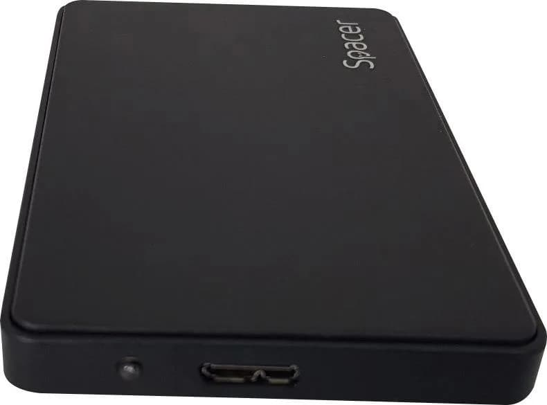 Rack ext. HDD/SSD 2.5" Spacer USB 3.0 negru — miniatură