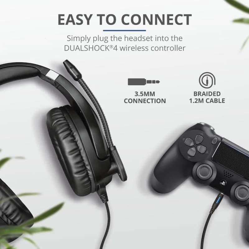 Casti Gaming Head-band Trust GXT 488 Forze PS4, Wired, Negru — miniatură