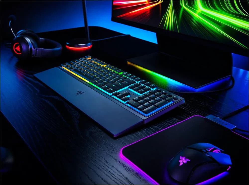 Tastatura Gaming Razer Ornata V3, RGB, USB, negru — miniatură