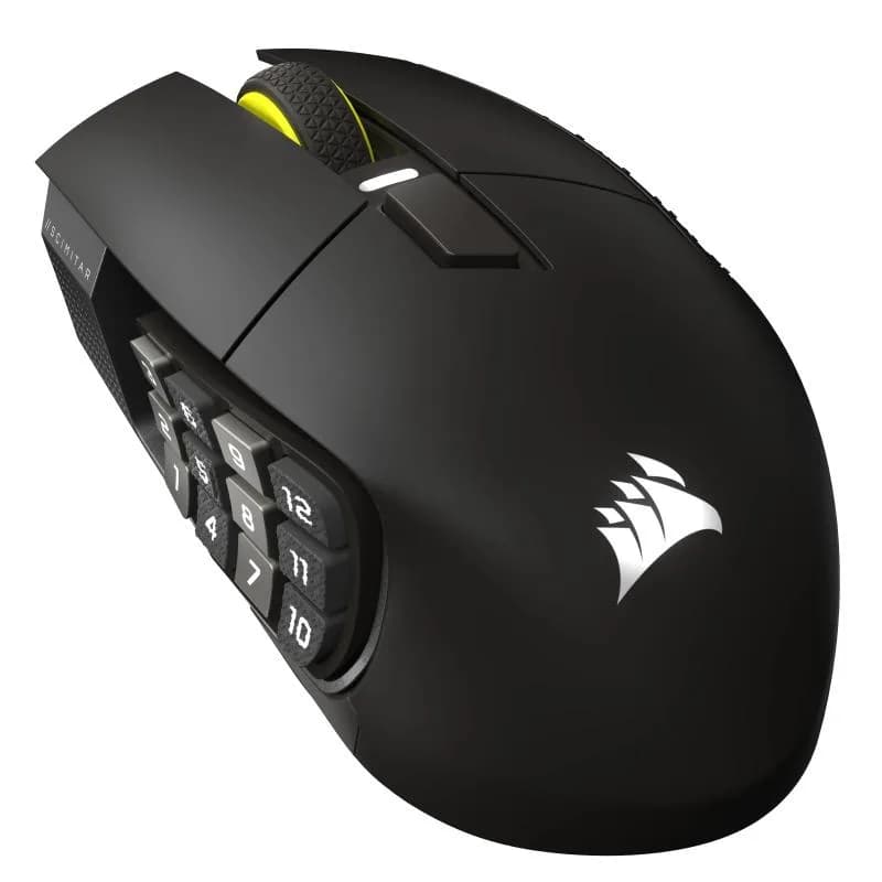 Mouse Gaming Wireless CORSAIR Scimitar Elite Wireless SE, 33000 dpi, Negru