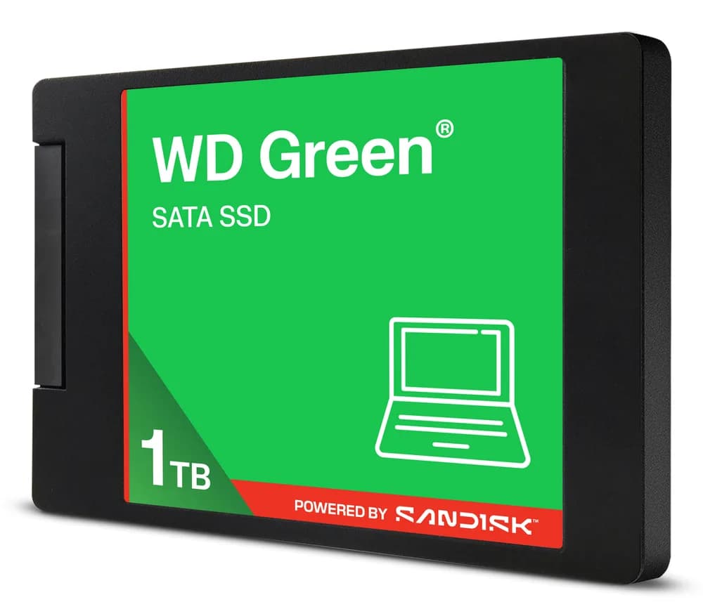 SSD WD Green 1TB SATA, 2.5", 7mm, Read: 545 MBps "WDS100T5G0A-00CPT0" — miniatură