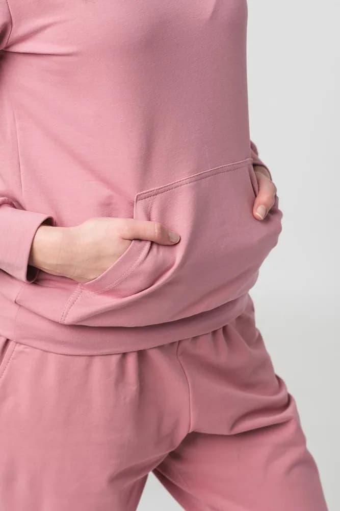 BLUZA COTON CASUAL FEMEI PINK-L — miniatură