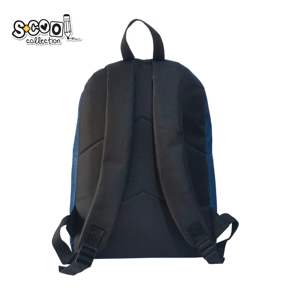 Ghiozdan CLASSIC, 43x30x16 cm, DENIM - S-COOL — miniatură