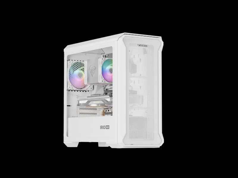 Carcasa GENESIS Irid 503, RGB, Mini Tower, White