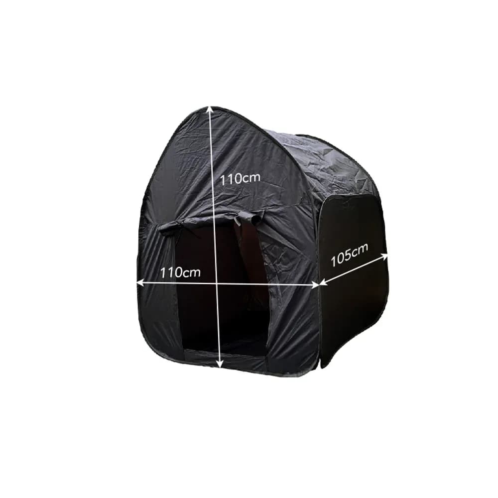 Cort Senzorial Pop-Up Negru pentru Construit Bârlog cu Husă 105cm — miniatură