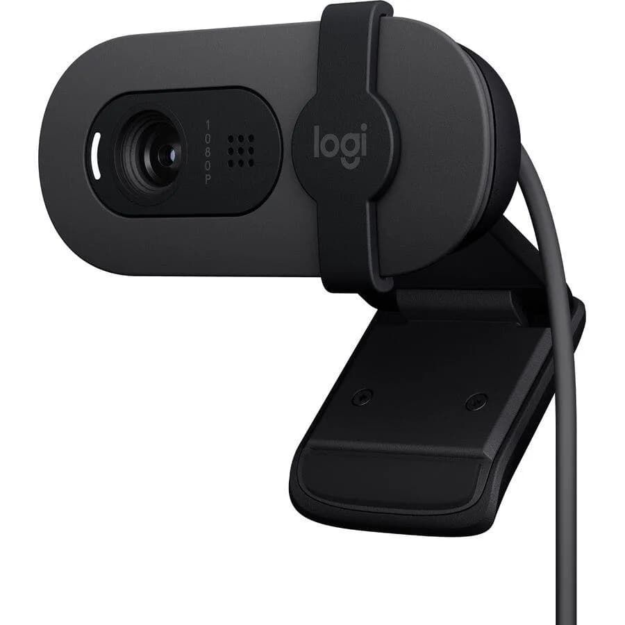 Camera Web Logitech Brio 100, 2MP, rezolutie video Full HD, USB-A, Grafit
