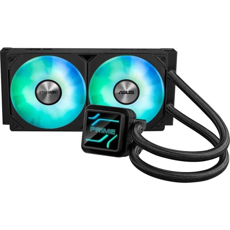 Cooler Procesor ASUS Prime LC 240 ARGB, Lichid, 12 cm, 2 ventilatoare, aRGB — miniatură