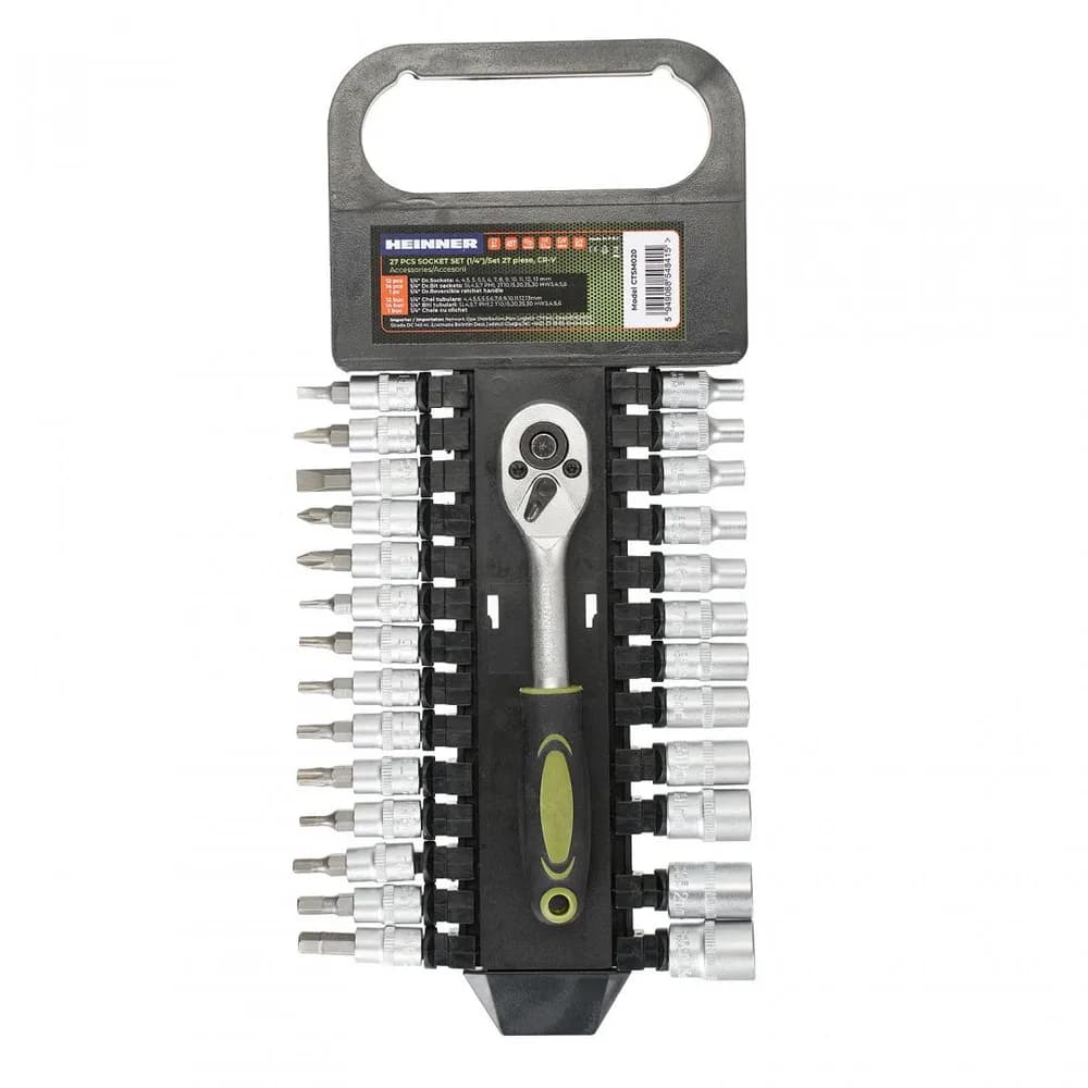 HEINNER SET 27 PIESE 1/4" CR-V