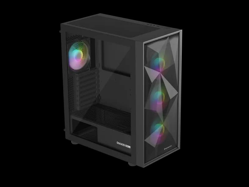 Carcasa GENESIS Diaxid 605 ARGB, Mid Tower, Black