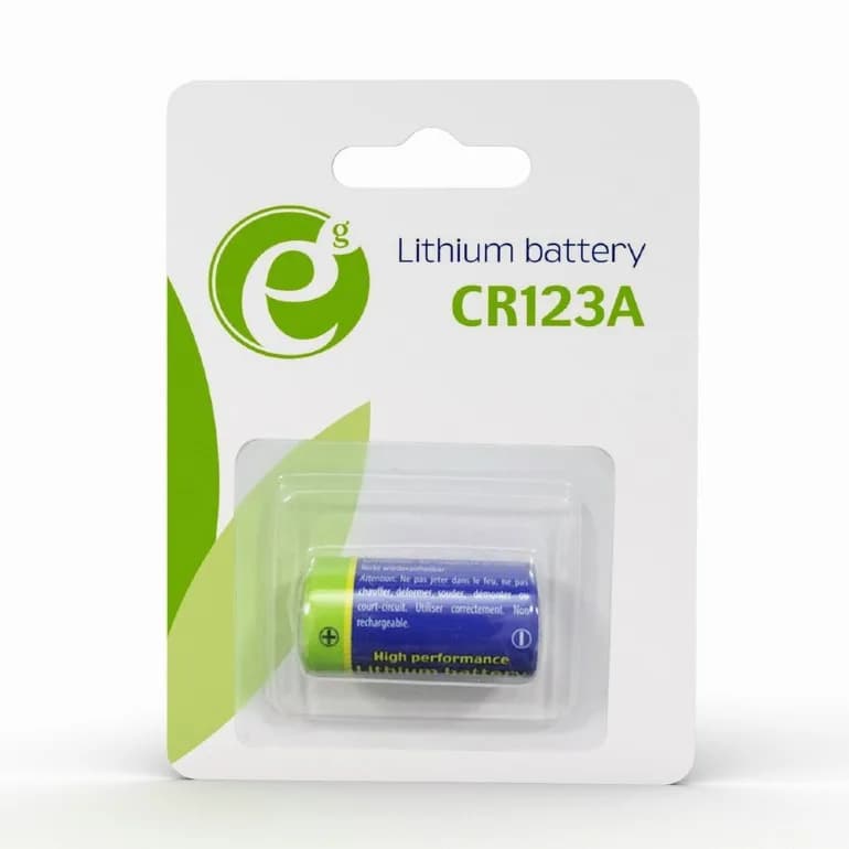 BATERIE GEMBIRD CR123, 3V litiu, 1 buc., "EG-BA-CR123-01"