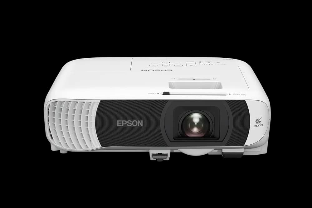 PROJECTOR EPSON EB-FH54, Tehnologie 3LCD, Luminozitate: 4100 lumeni, Rezolutie: 1080p, Aspect: 16:9, Contrast 16.000 : 1, Sursa lumina: Lampa, Dimensiune maxima proiectie: 31"-304", Distanta proiectie: 0.9m-8.9m, Interfata: USB, WI-FI, 2 x HDMI, Miracast, Jack, Dimensiuni: 309‎ x 293 x 105 mm