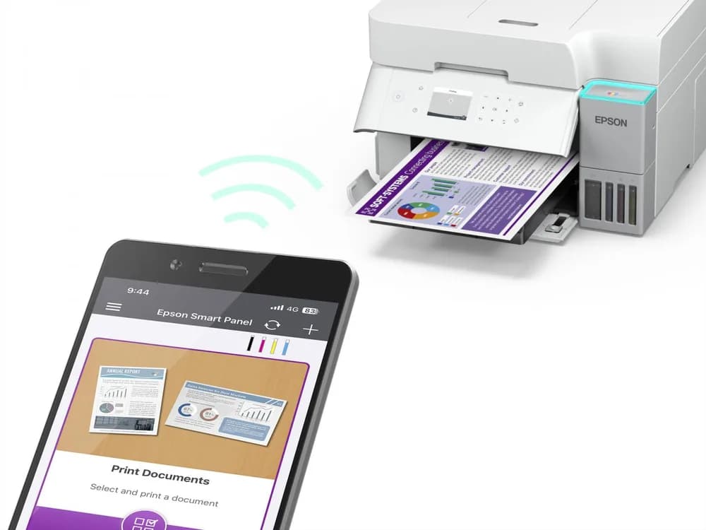 Multifunctional inkjet Epson EcoTank L6376, CISS, format A4, Color, Duplex, USB + LAN + Wi-Fi — miniatură