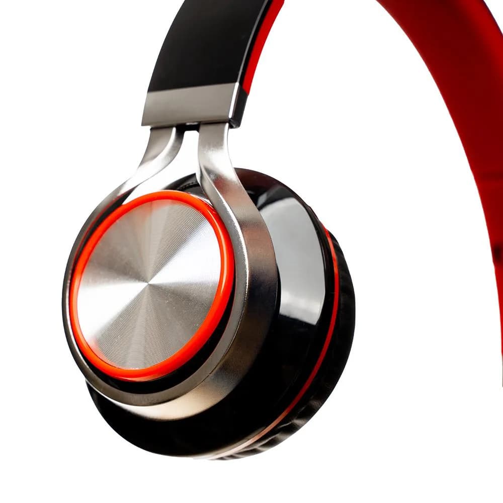 Casti Over-ear Spacer SPHS-SILVER, Wired, Rosu — miniatură