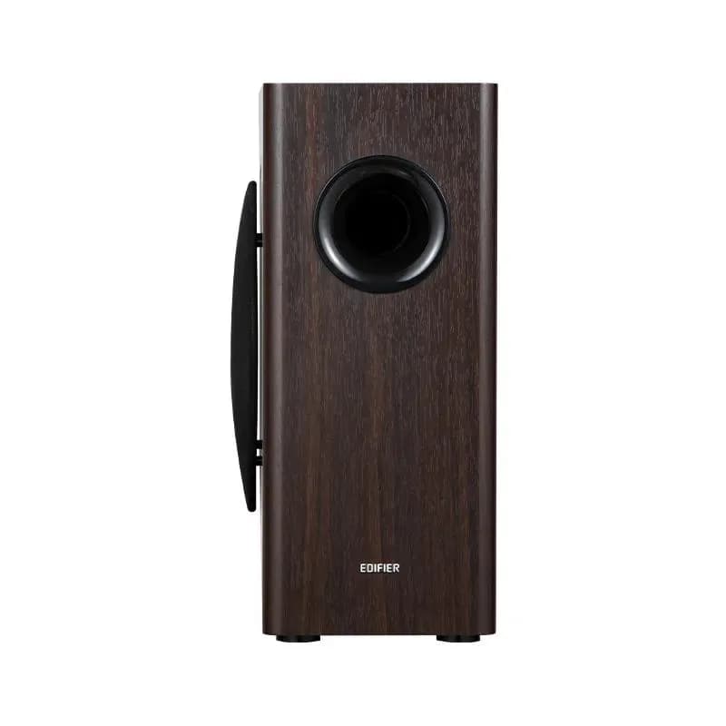 SUBWOOFER EDIFIER, RMS: 70W activ, 8" bass, RCA Line-in/Line-out, automatic stand-by, frecv. 35Hz-115Hz, brown, " T5S-BR" — miniatură