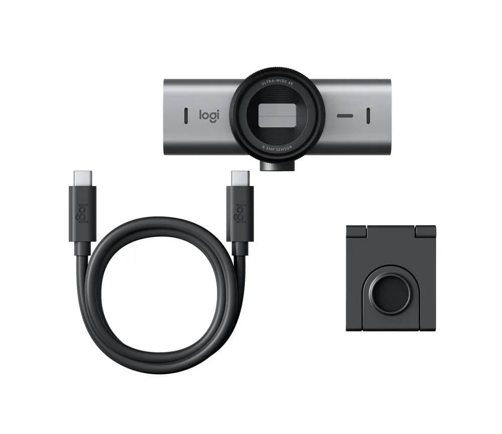 LOGITECH MX Brio 4K Ultra HD Webcam - GRAPHITE - 2.4GHZ - EMEA28-935 - B2C"960-001559"
