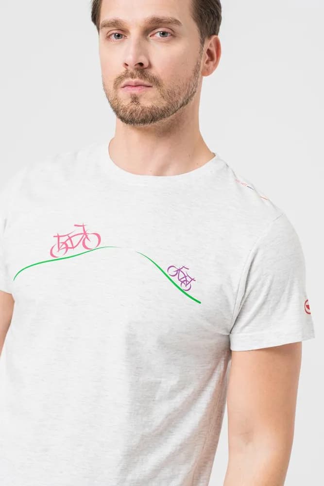 TRICOU CASUAL BICICLETE FAMILIE BARBATI LIGHT GREY-XL — miniatură
