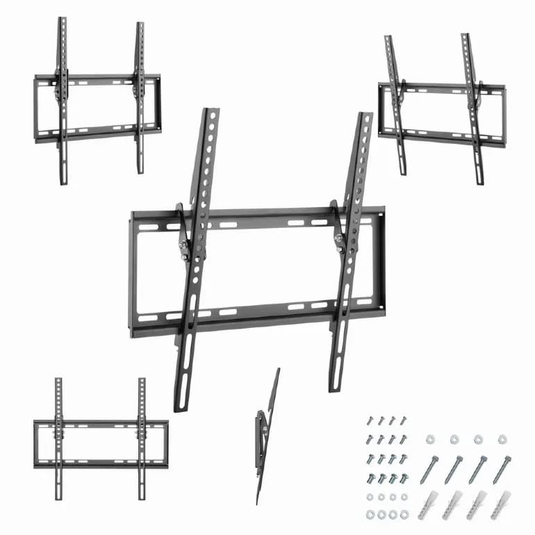 SUPORT de perete GEMBIRD, pt 1 TV/monitor, diag. max 32" - 55", inclinare, max 35 kg, "WM-55T-03" — miniatură