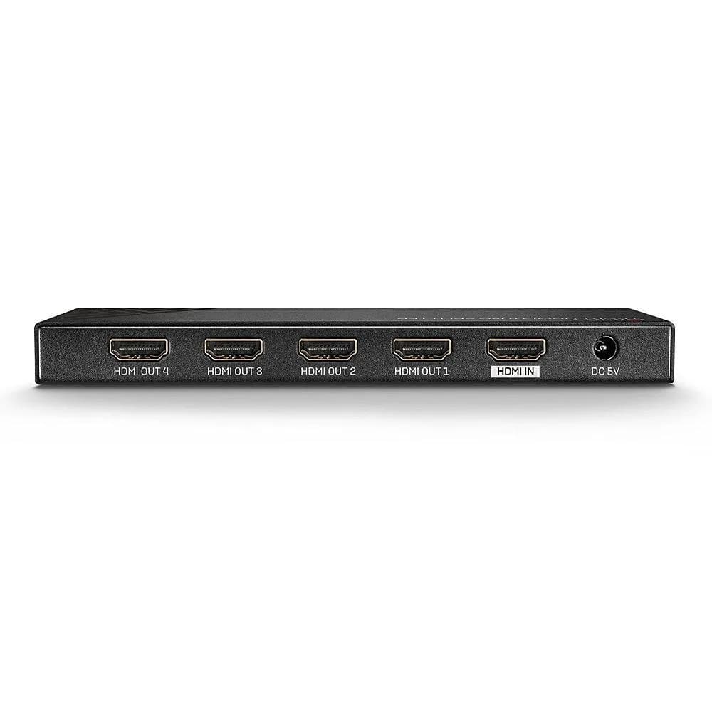 Splitter semnal video Lindy 4x HDMI 2.0 18G, latime de banda 18Gbps, rezolutie maxima 3840x2160, audio pass-through — miniatură