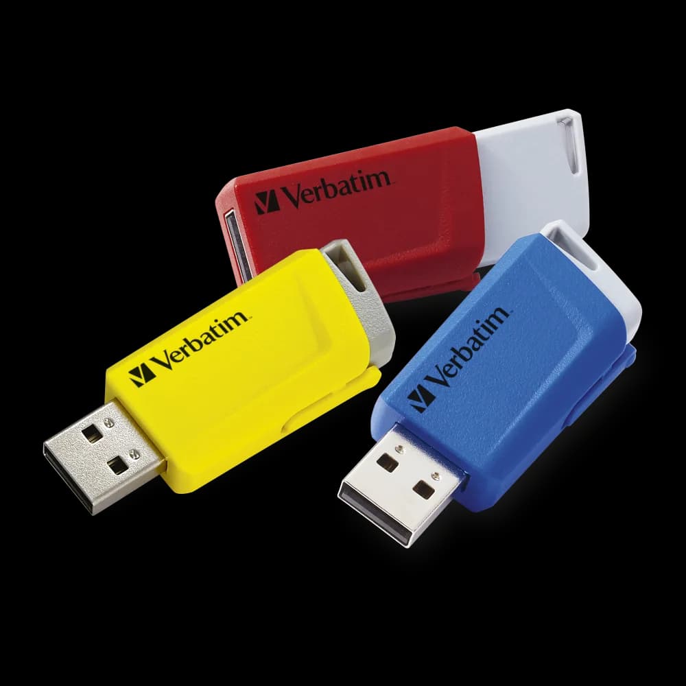 MEMORIE USB VERBATIM StoreNClick 3X16GB USB 3.0 ROSU/NEGRU/GALBEN "49306"