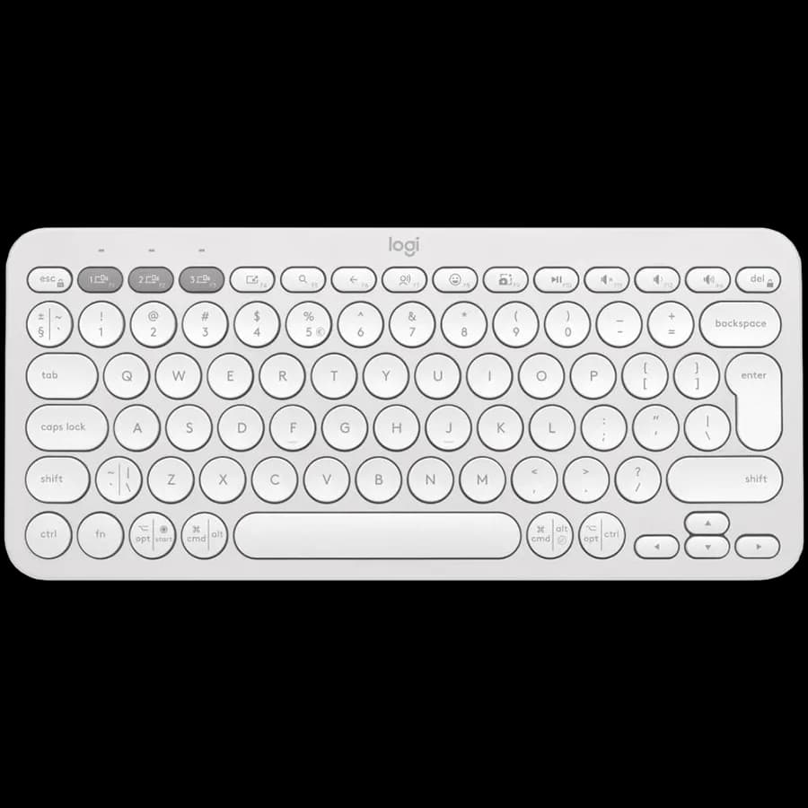 Tastatura Bluetooth Logitech Pebble Keys 2 K380s, Multi-Device, Tonal White 45507172, "920-011852"