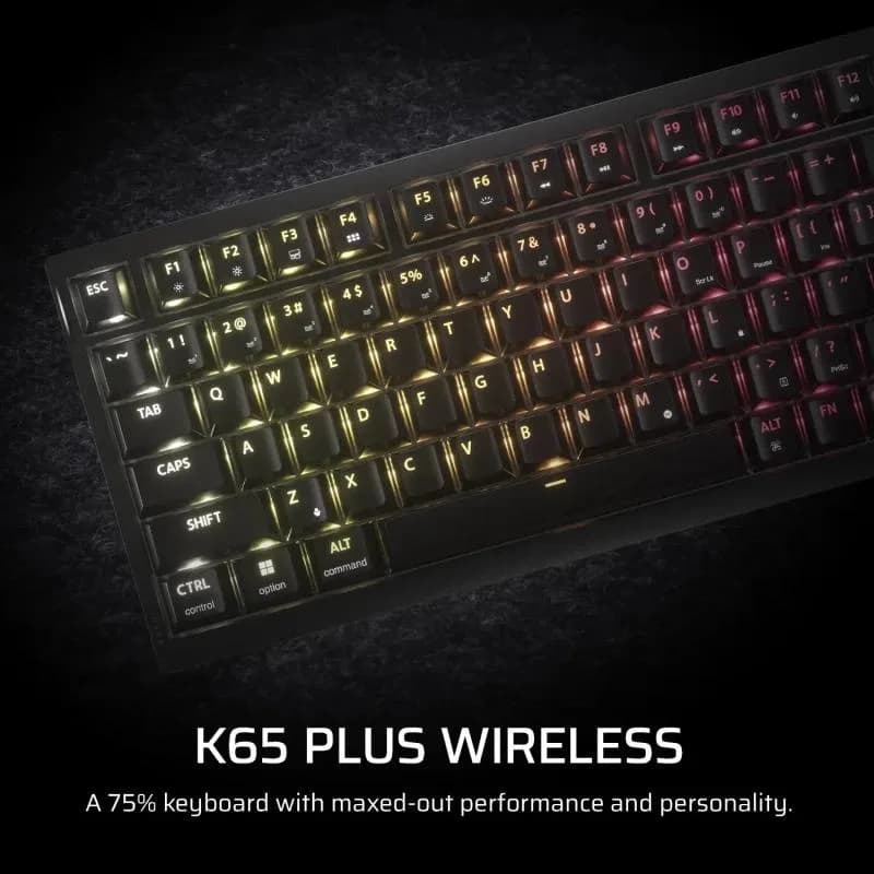 Tastatura Mecanica Gaming CORSAIR K65, USB, negru — miniatură