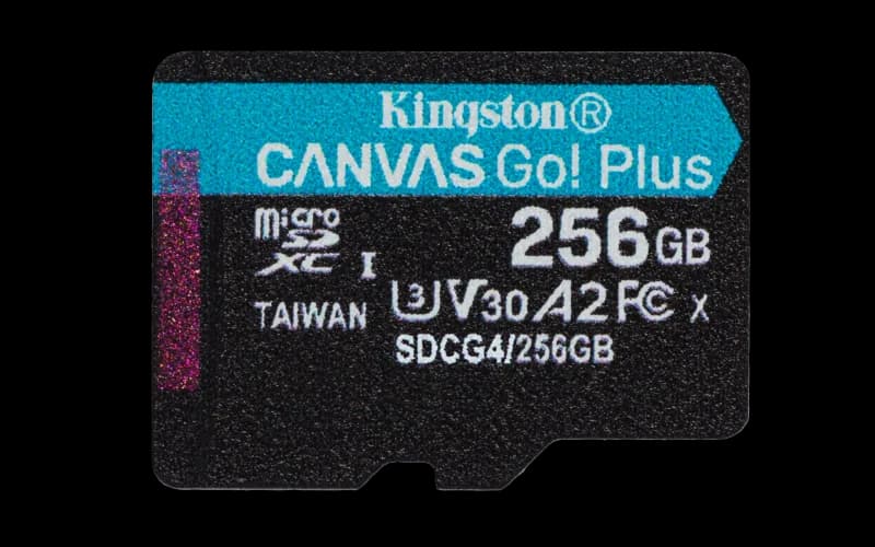 Card de memorie Kingston Canvas Go! Plus Micro-SDXC, 256 GB, Clasa 10 + Adaptor