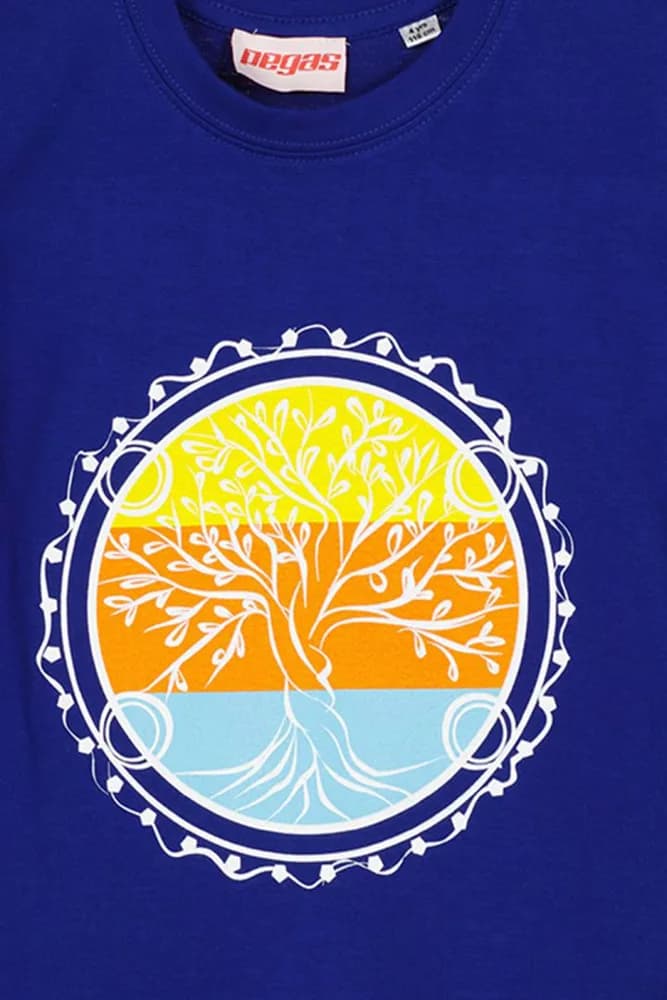 TRICOU ROATA FAMILIE COPII ROYAL BLUE-6 — miniatură