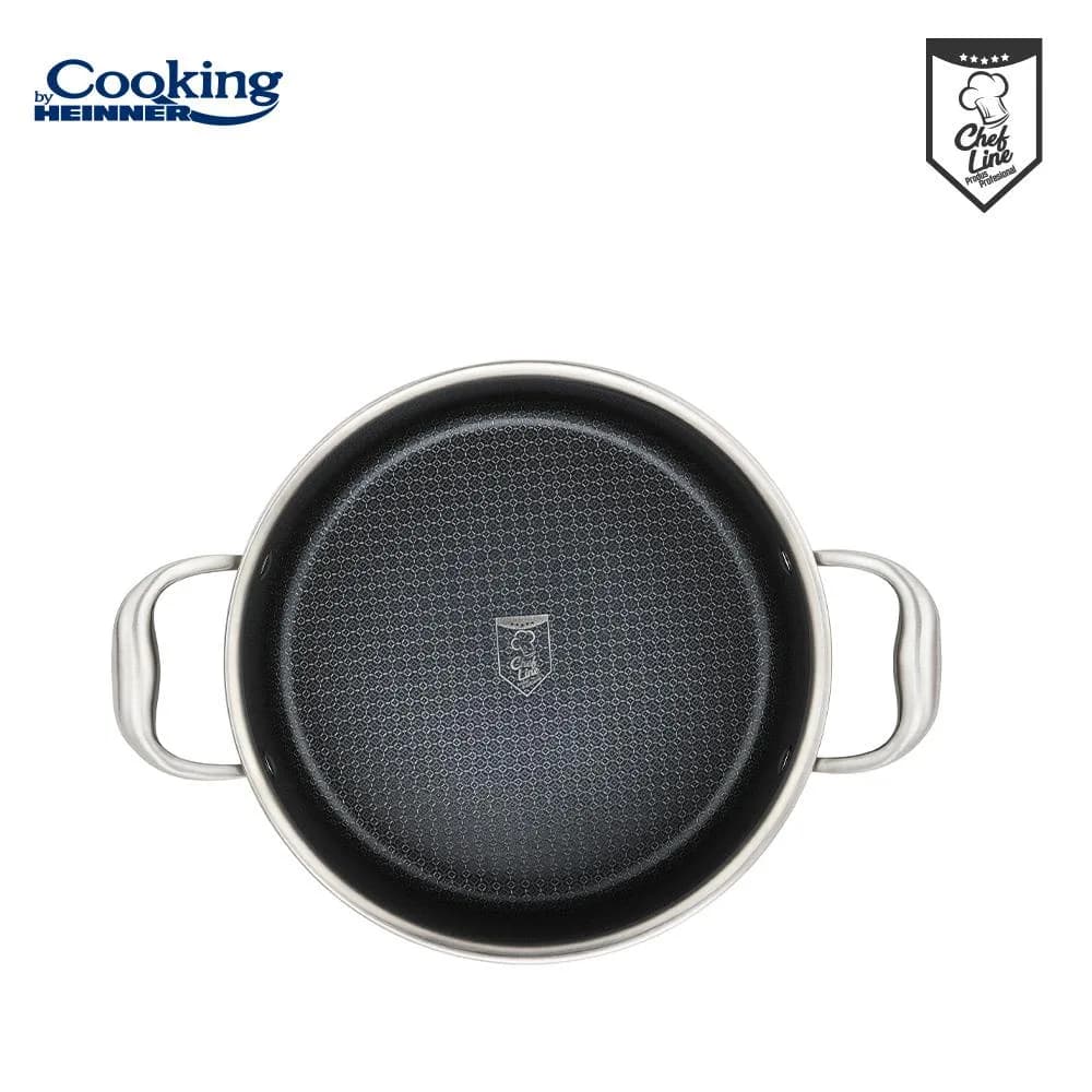 SEMIOALA CU CAPAC, 20x10 CM, 2.8 L TITANIUM3, COOKING BY HEINNER — miniatură