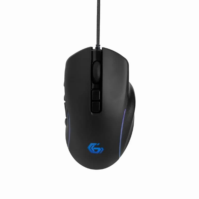 MOUSE GEMBIRD, gaming, cu fir, USB, optic, 7200 dpi, butoane/scroll 10/1, iluminare, cablu 1.8m, negru, "MUSG-RAGNAR-RX500"