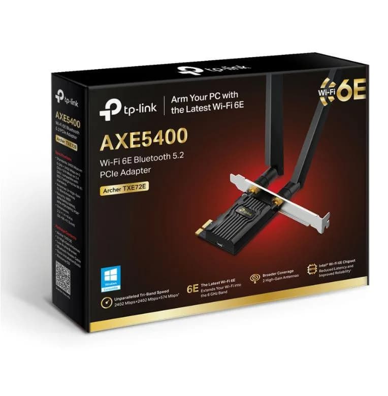 Adaptor wireless TP-Link Archer TXE72E, WIFI 6E, Dual Band — miniatură