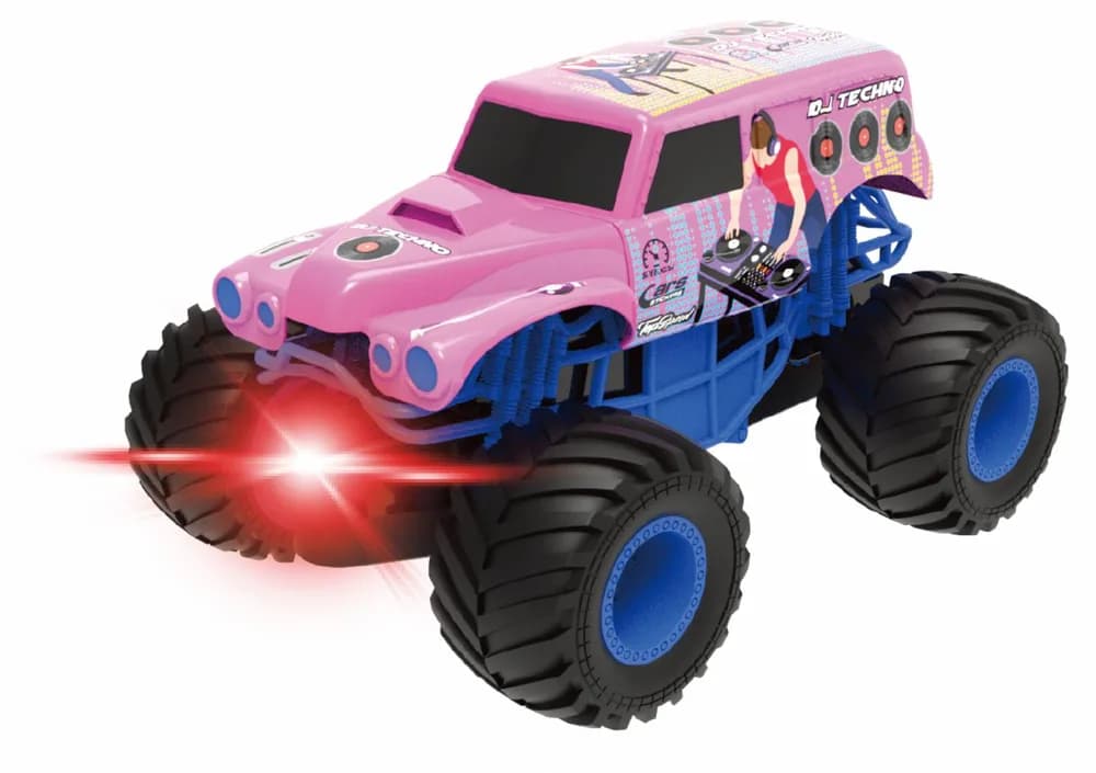 MASINUTA CU LUMINI, SUNETE SI FRICTIUNE, SCARA 1/24, 19CM, DIVERSE CULORI- PORTOCALIU, ALBASTRU SI ROZ — miniatură