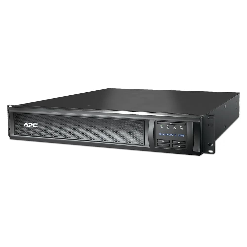 UPS APC, "Smart-UPS X", Line Int. sin pura mgmt, tower, rack, 1500VA / 1200W, AVR, IEC x 8, 1 x baterie APCRBC115, display LCD, back-up 11 - 20 min., "SMX1500RMI2U", SP prelungire garantie (WBEXTWAR1YR-SP-03/WBEXTWAR3YR-SP-03)