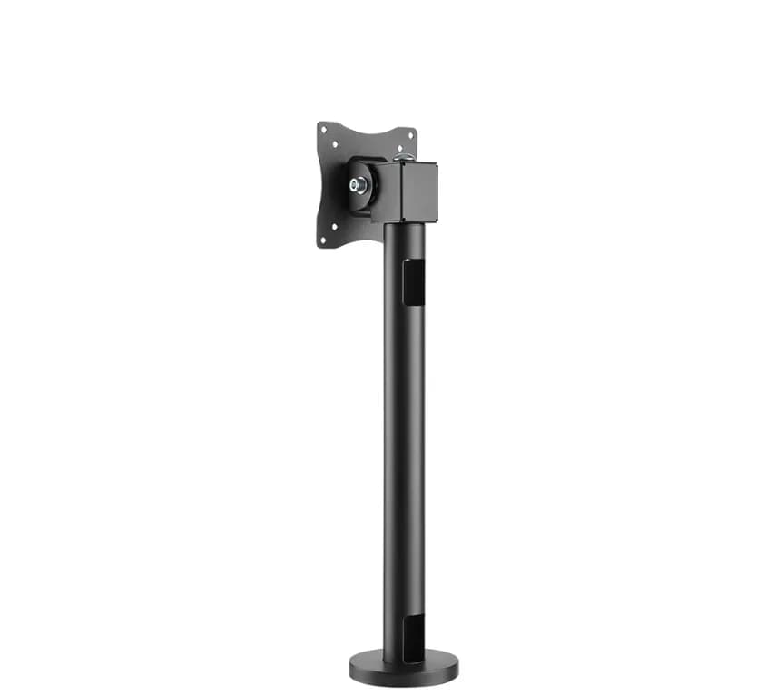 Suport monitor de birou Neomounts NS-DPOS100BLACK; pentru display-uri cu diagonale 10"-32", sistem de prindere VESA 75x75~100x100, greutate maxima suportata 15kg, tilt +45°, -15°, swivel +360°, rotate +360°; culoare negru. — miniatură