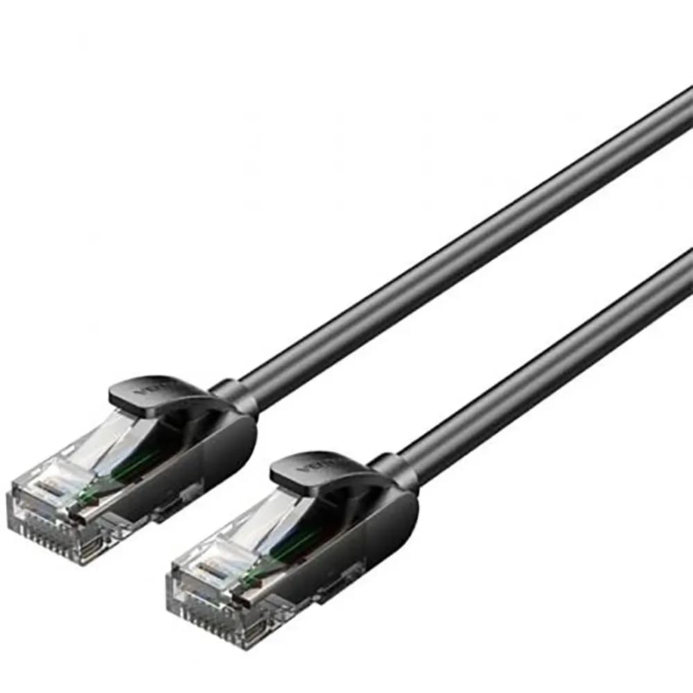 Patch cord UTP Vention, Cat. 5e, RJ-45 (T) la RJ-45 (T), 1.5m, AWG 26, 1000Mbps, negru, "IABBG" - 6922794781405