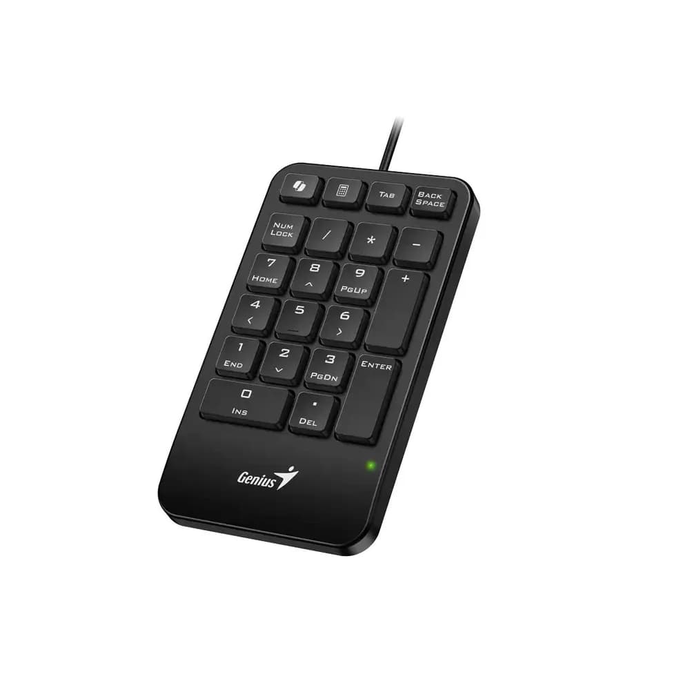 TASTATURA numerica Genius "NumPad 125", cu fir USB-A, 19 taste, silentioasa, tasta Copilot, negru, "31300019400" 4710268262718