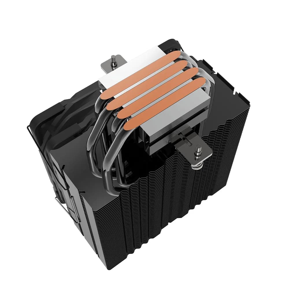COOLER Zalman "CNPS9X PERFORMA PLUS" skt. Intel si AMD, racire cu aer, vent. 120mm, 600 - 2000 RPM, 4 heatpipes, inaltime 157mm, ARGB adresabil,"CNPS9X PERFORMA PLUS BLACK" — miniatură
