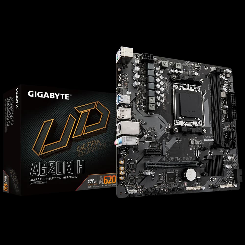 Placa de baza Gigabyte A620M H, Socket AM5, DDR5, Micro-ATX