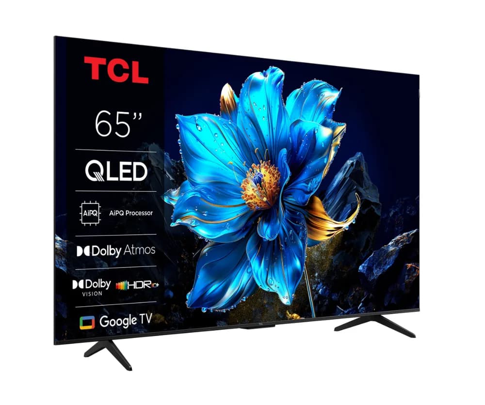Televizor TCL QLED 65P7K, 164 cm, Smart Google TV, 4K, Clasa F — miniatură