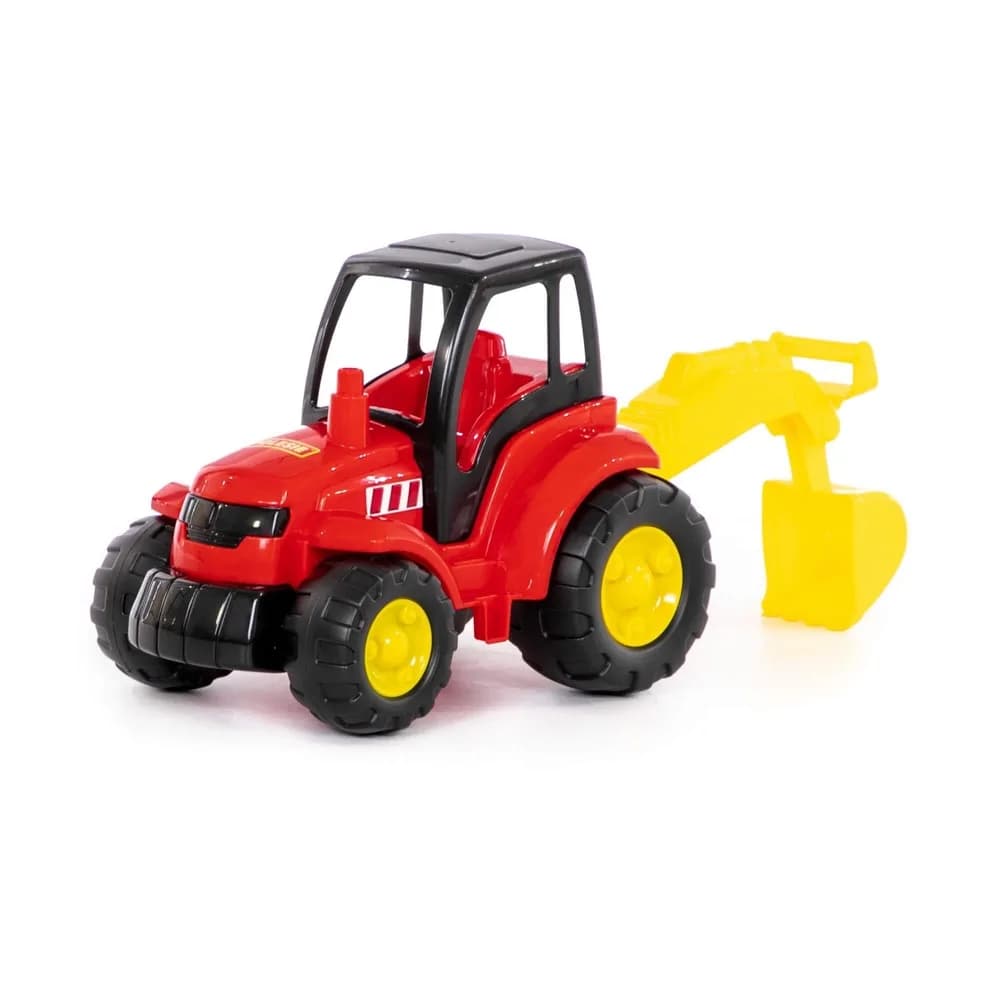 Tractor-excavator - Champion, 36x22x31 cm, Polesie — miniatură