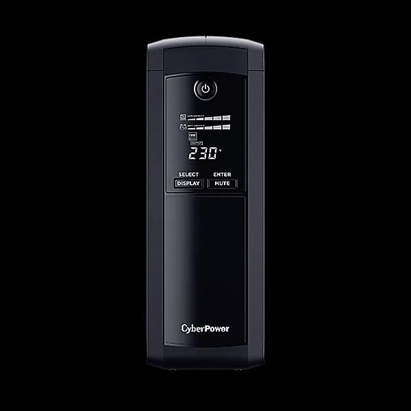 UPS CYBER POWER Line Int. cu mgmt,LCD,tower, 1200VA/ 720W,AVR,8xIEC C13,LCD,2x 12V/7Ah,Backup 1-8 min,incarcare 8h,conector USB,RS232,RJ45,GreenP,"VP1200EILCD" — miniatură