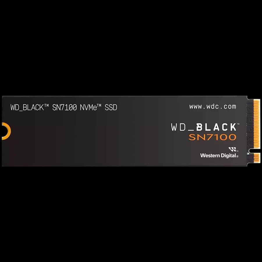 SSD WD Black SN7100 1TB M.2 2280 PCIe Gen4 x4 NVMe, Read/Write: 7250/6900 MBps, IOPS 1000K/1400K, TBW: 600 "WDS100T4X0E-00CJA0"