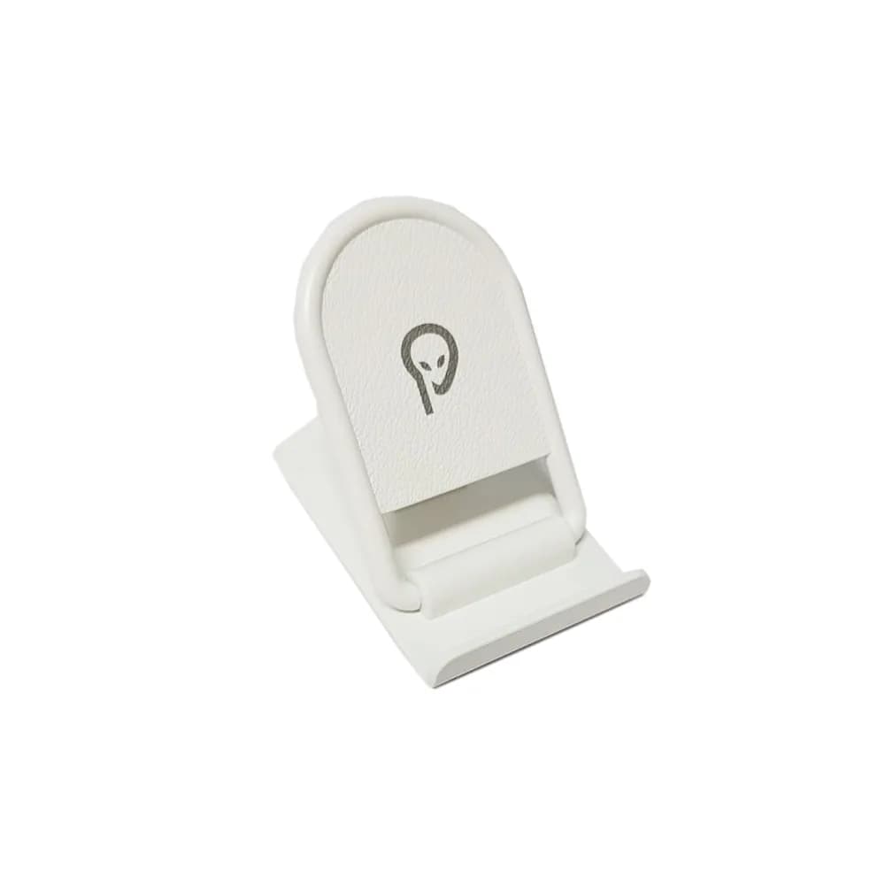 SUPORT birou SPACER pt. smartphone, pliabil, unghi ajustabil, alb "SPDH-FOLD-02-WH" — miniatură