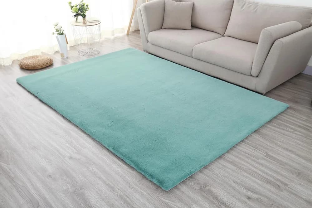 Covor Heinner Shaggy soft blanita Turcoaz 200x300 cm — miniatură