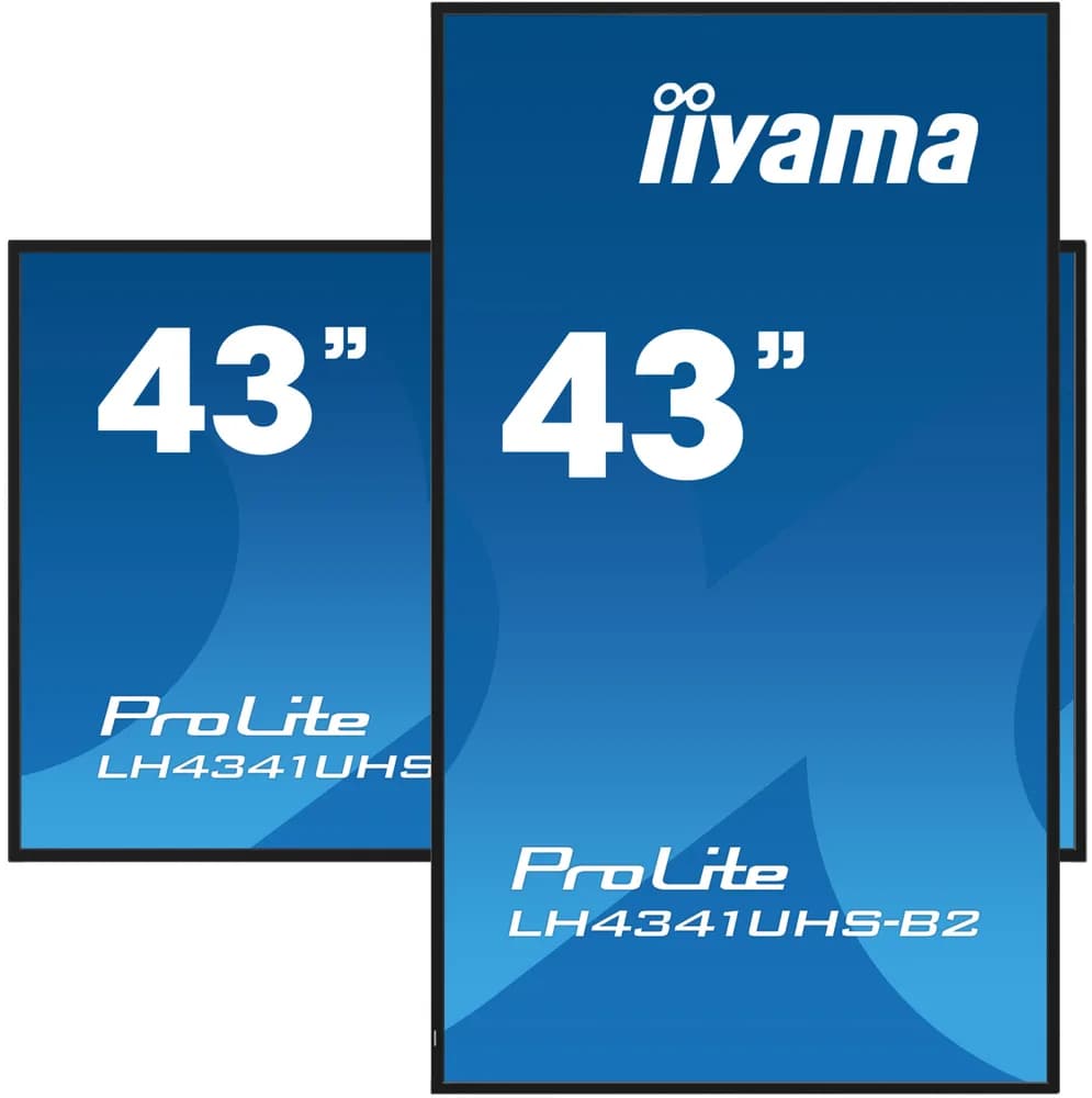 Monitor LED ProLite LH4341UHS-B2 43" IPS LED, 4K, 24/7 Digital Signage, 1xVGA, 3xHDMI "LH4341UHS-B2" — miniatură