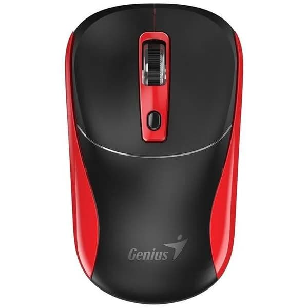 MOUSE Genius "NX-7123”, wireless, 2.4G, BlueEye, 1200 dpi, butoane/scroll 3/1, rosu, AAx1, "31030043402"