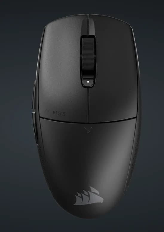 Mouse Gaming Wireless CORSAIR M55, 24000 dpi, Negru